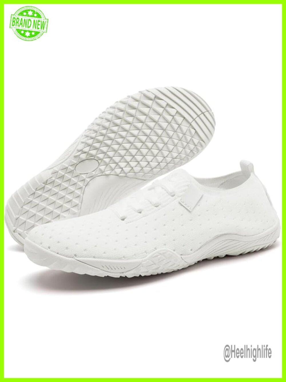 Women’s White Lightweight Slip-On Athletic Sneakers